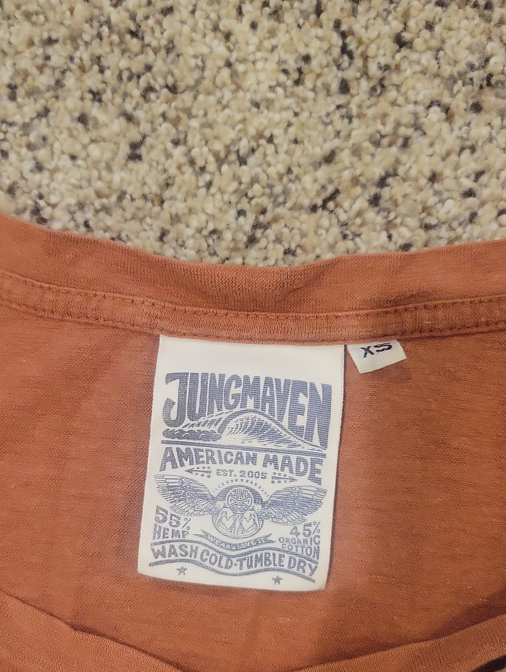 Jungmaven Short Sleeve Tee Shirt Bundle Hemp Organic Cotton Blend XS Small - Picture 2 of 5